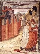 GOZZOLI, Benozzo The Departure of St Jerome from Antioch dg oil on canvas